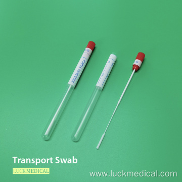 Transport Nasal Swab in Tube with Plastic Stick